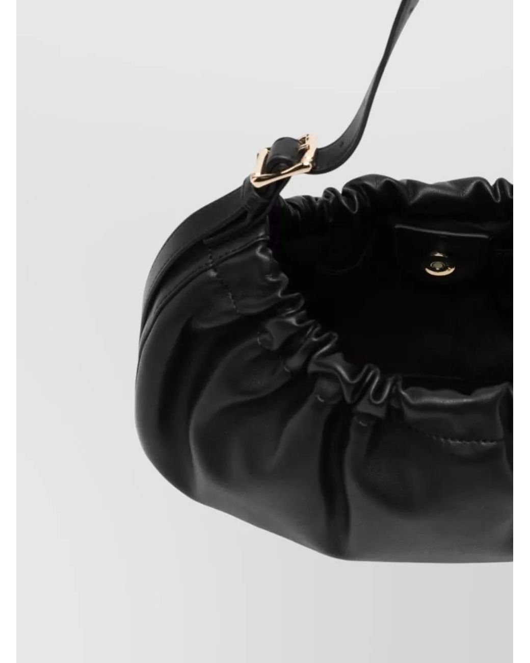 A.P.C. Black Ninon Hoop Shoulder Bag