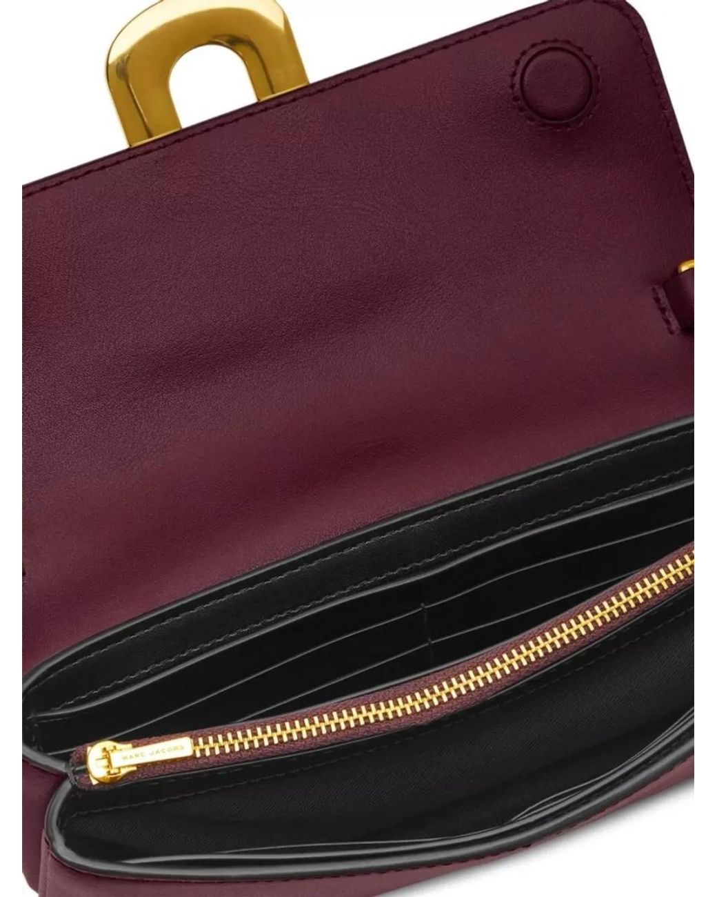 Marc Jacobs Purple Leather Cross-Body Bag