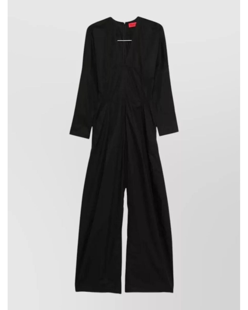 Thelatest Blue Cotton Wide-Leg Trousers