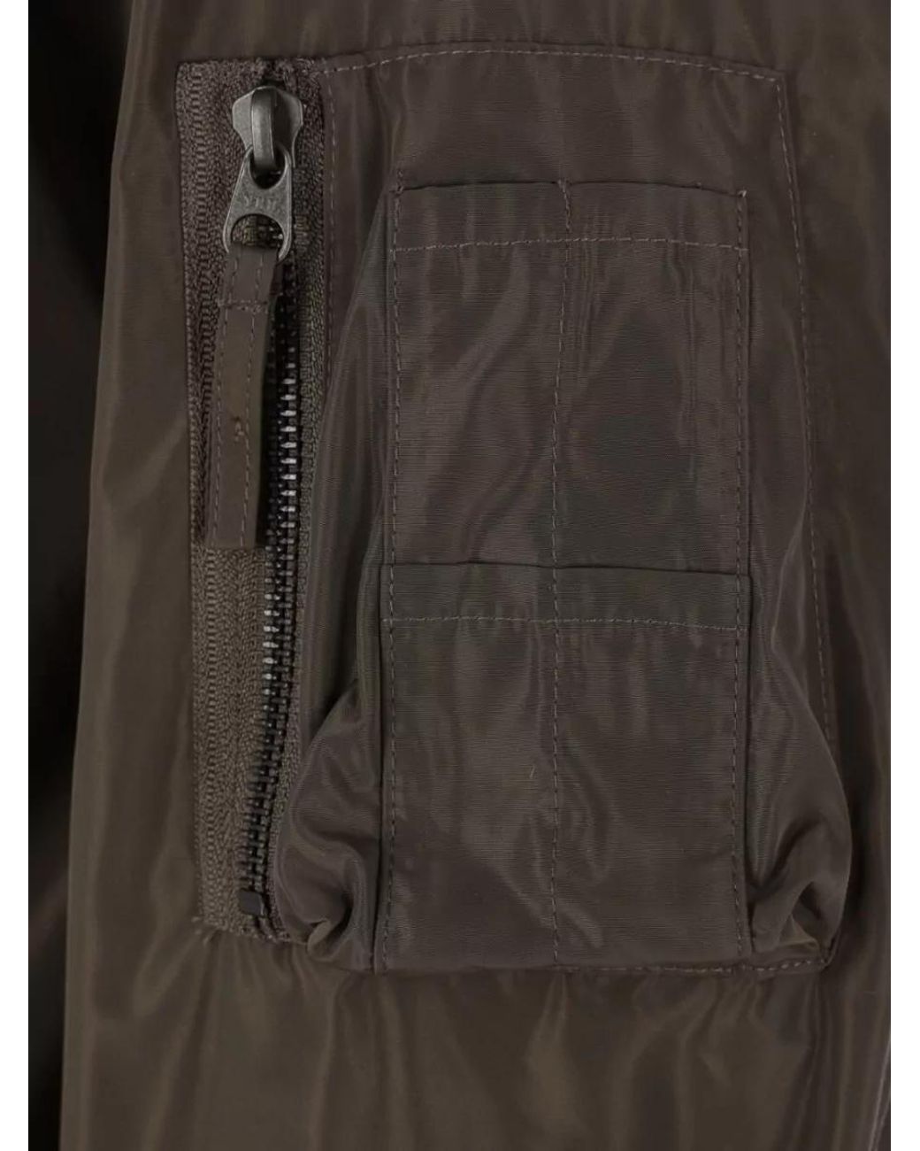 Aspesi Gray Bomber Jacket