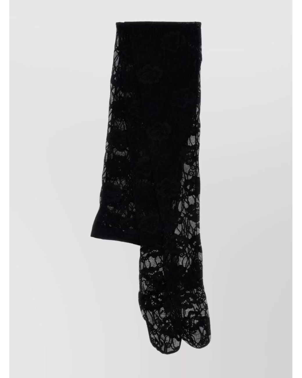 Saint Laurent Black Lace Tights