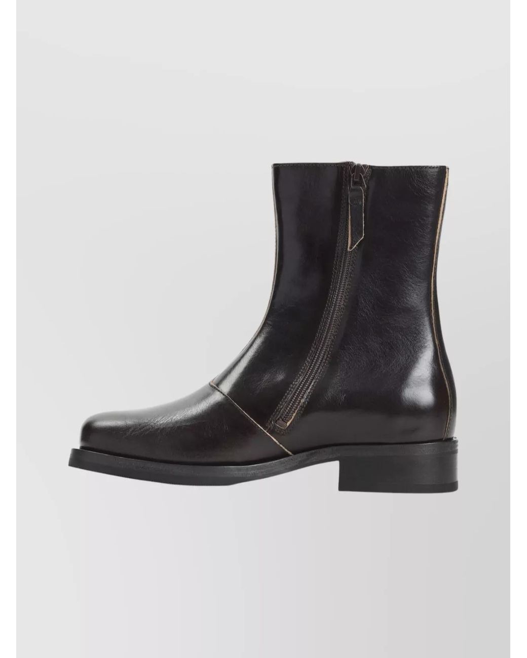 Our Legacy Black Leather Ankle Boots for men
