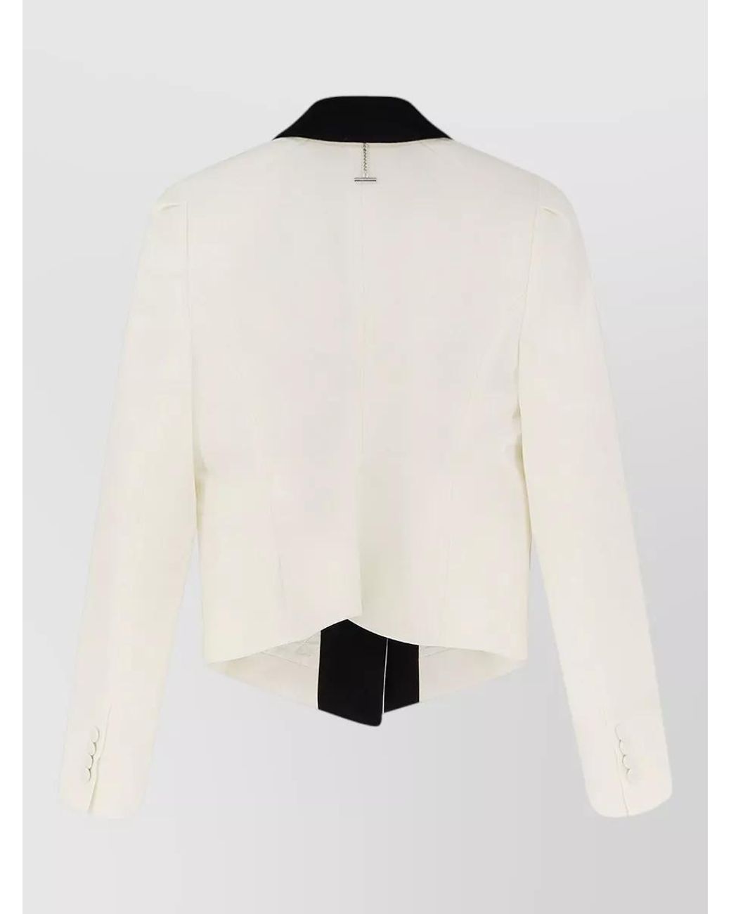 McQueen Natural Wool Fitted Blazer