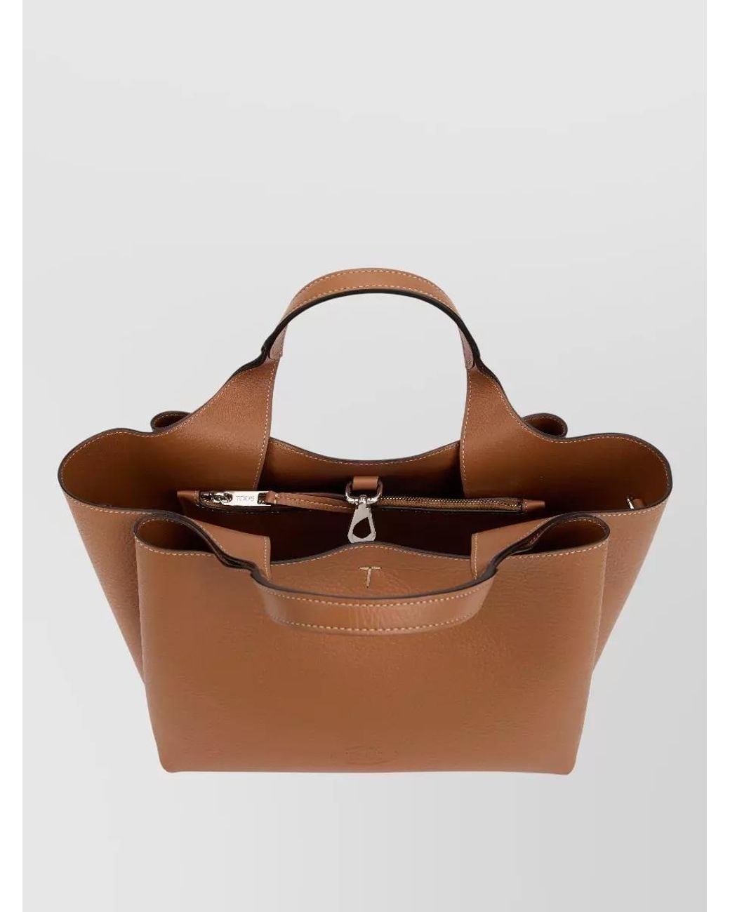 Tod's Brown Na Leather Shoulder Bag