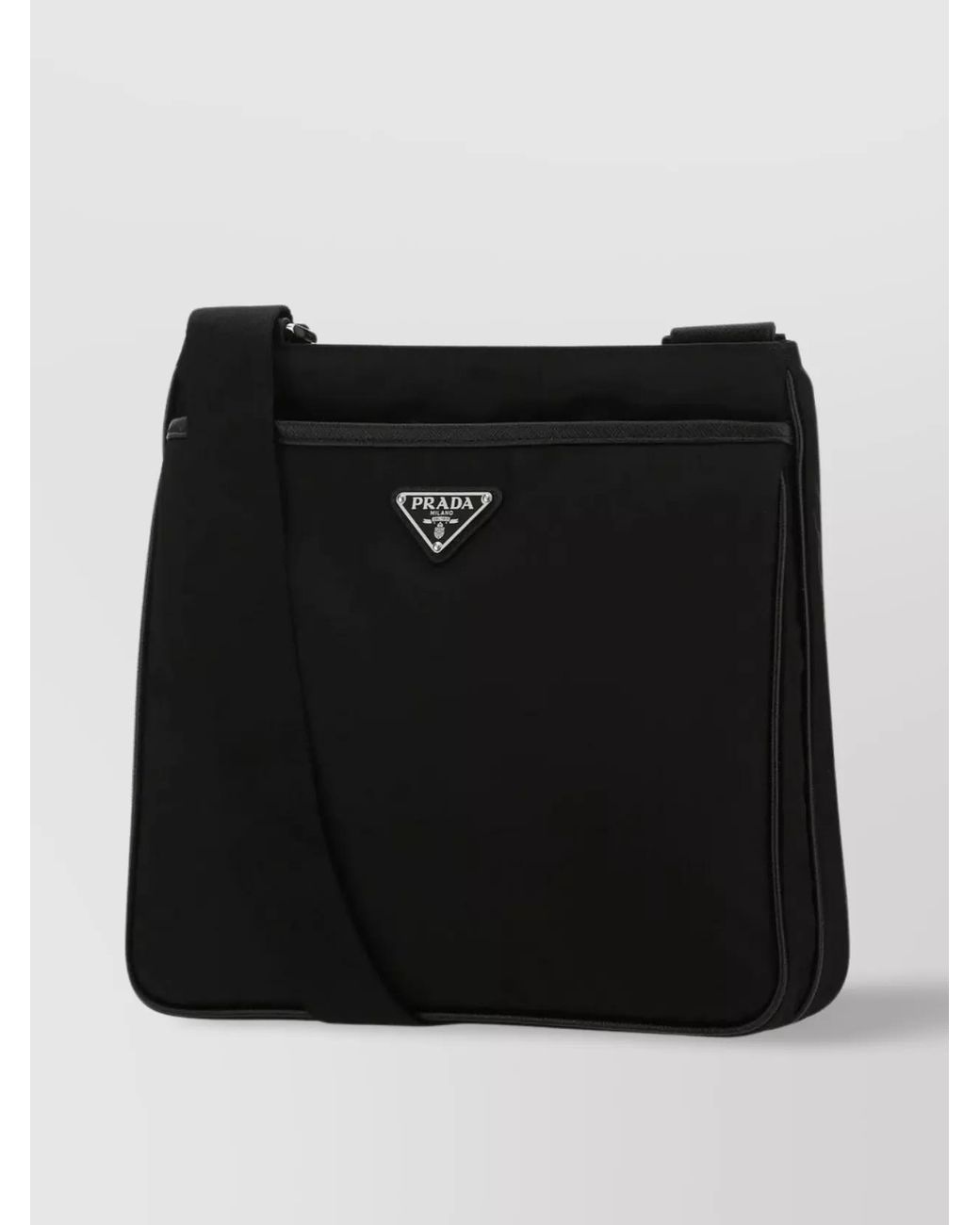 Prada Black Recycled Nylon Crossbody Bag for men
