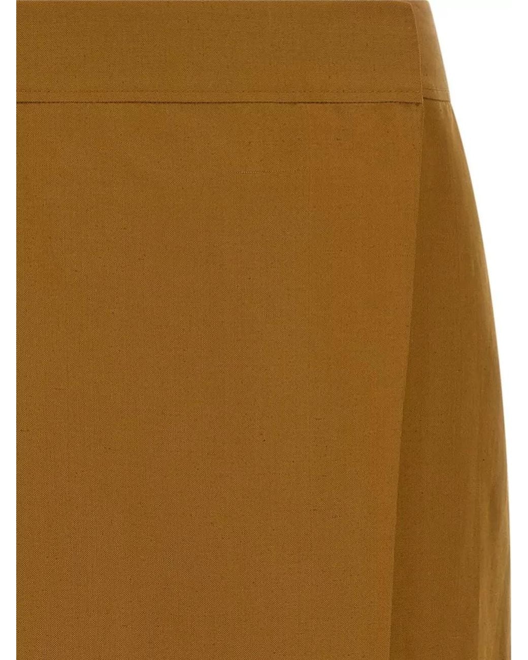 Alberto Biani Natural Wrap Skirt
