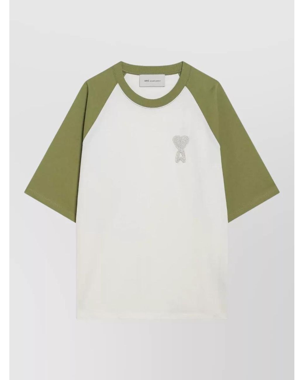 AMI Green Matcha Ami De Coeur Raglan T Shirt