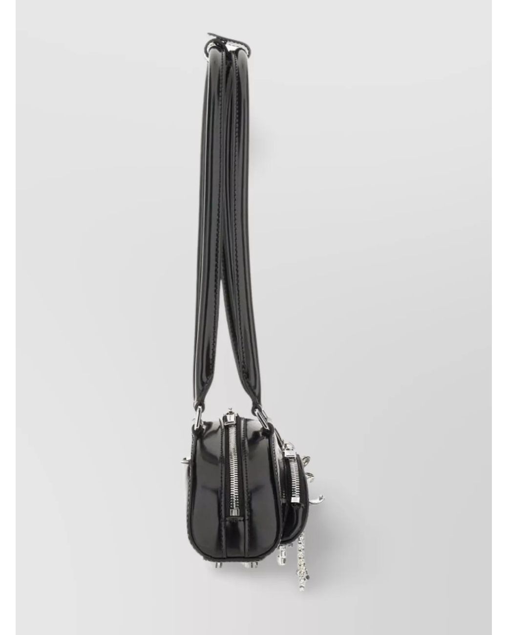 Self-Portrait Black Mini Leather Shoulder Bag
