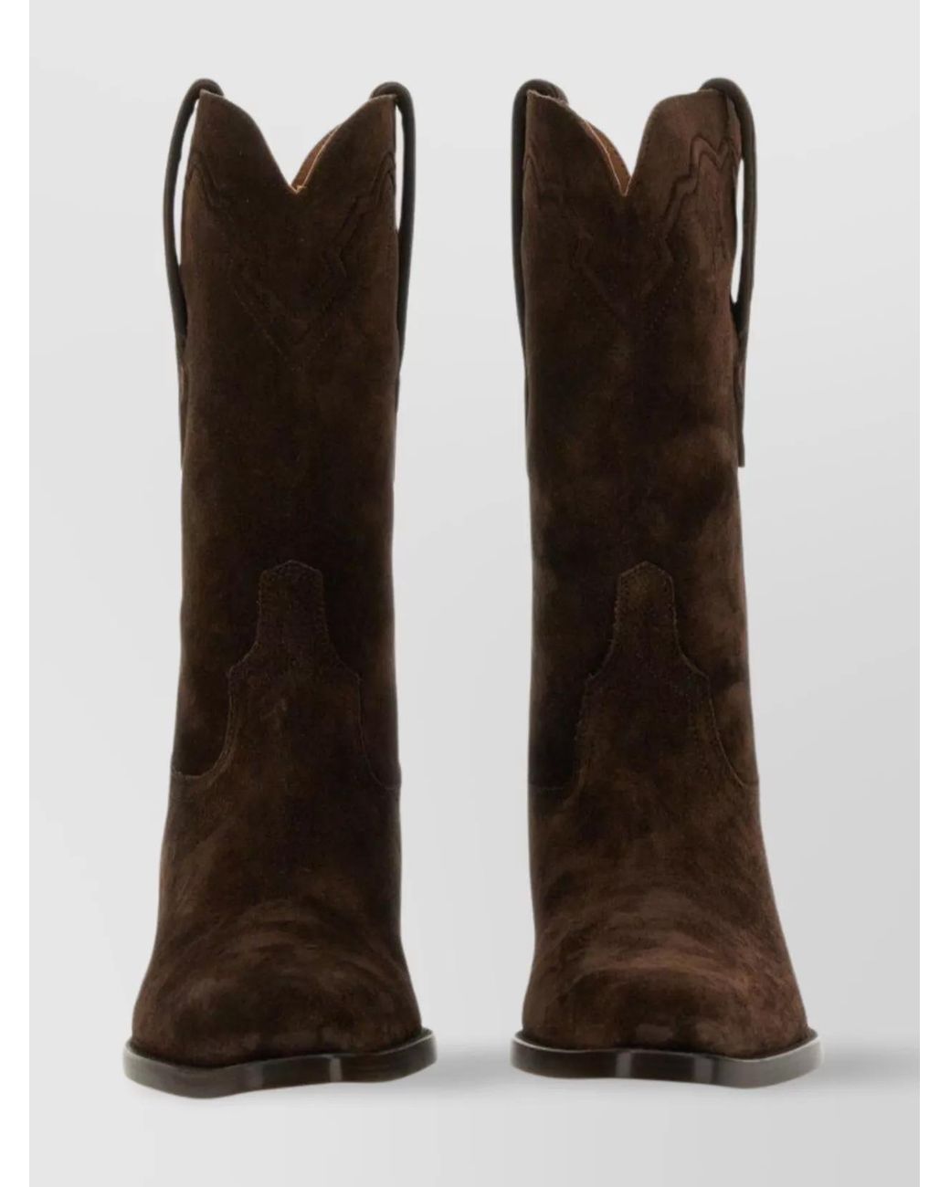 Paris Texas Brown Leather Knee-High Boots