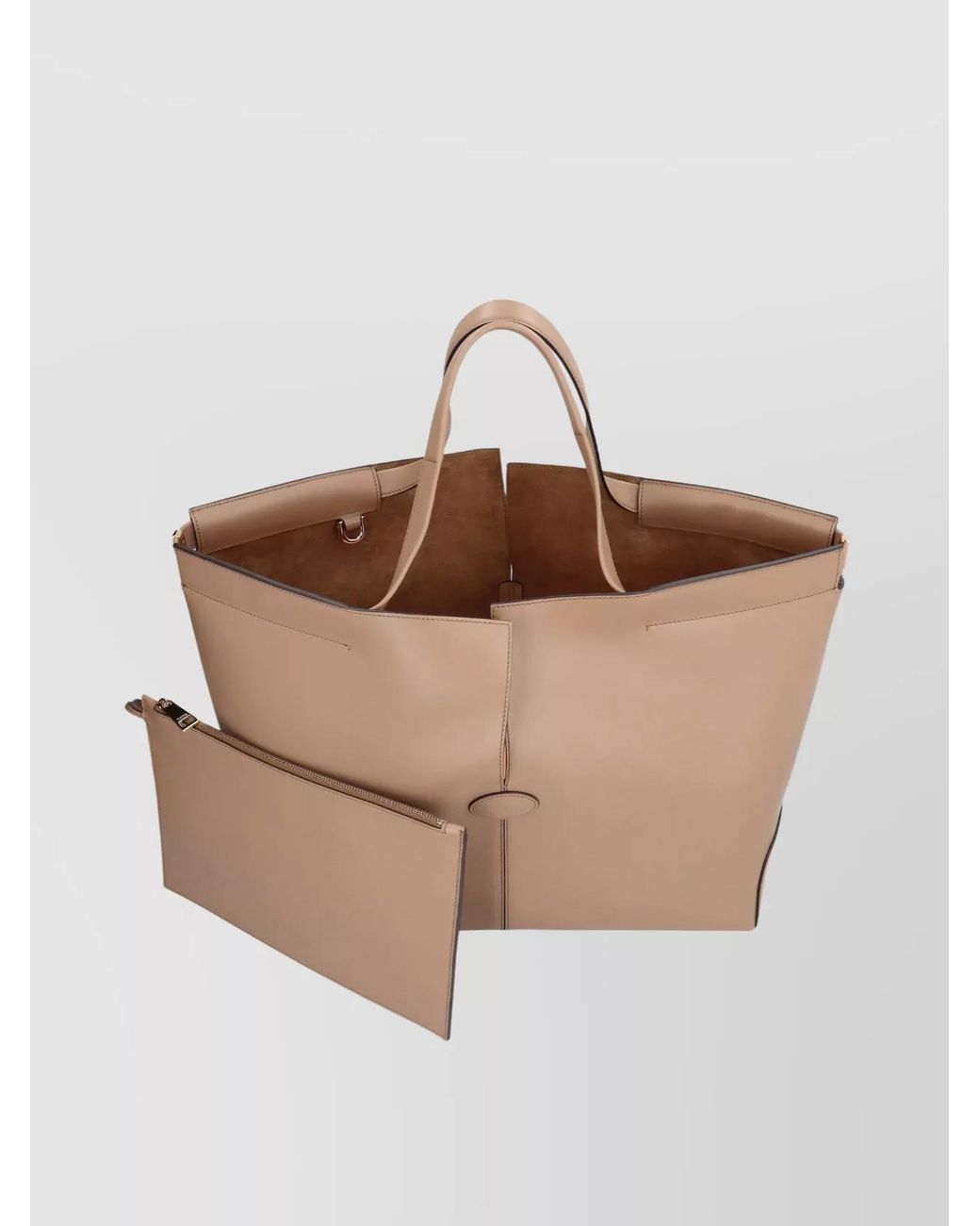 Tod's Natural Leather Tote Bag