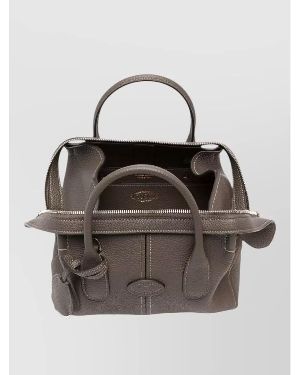 Tod's Gray Di Bag Mini Leather Shoulder Bag