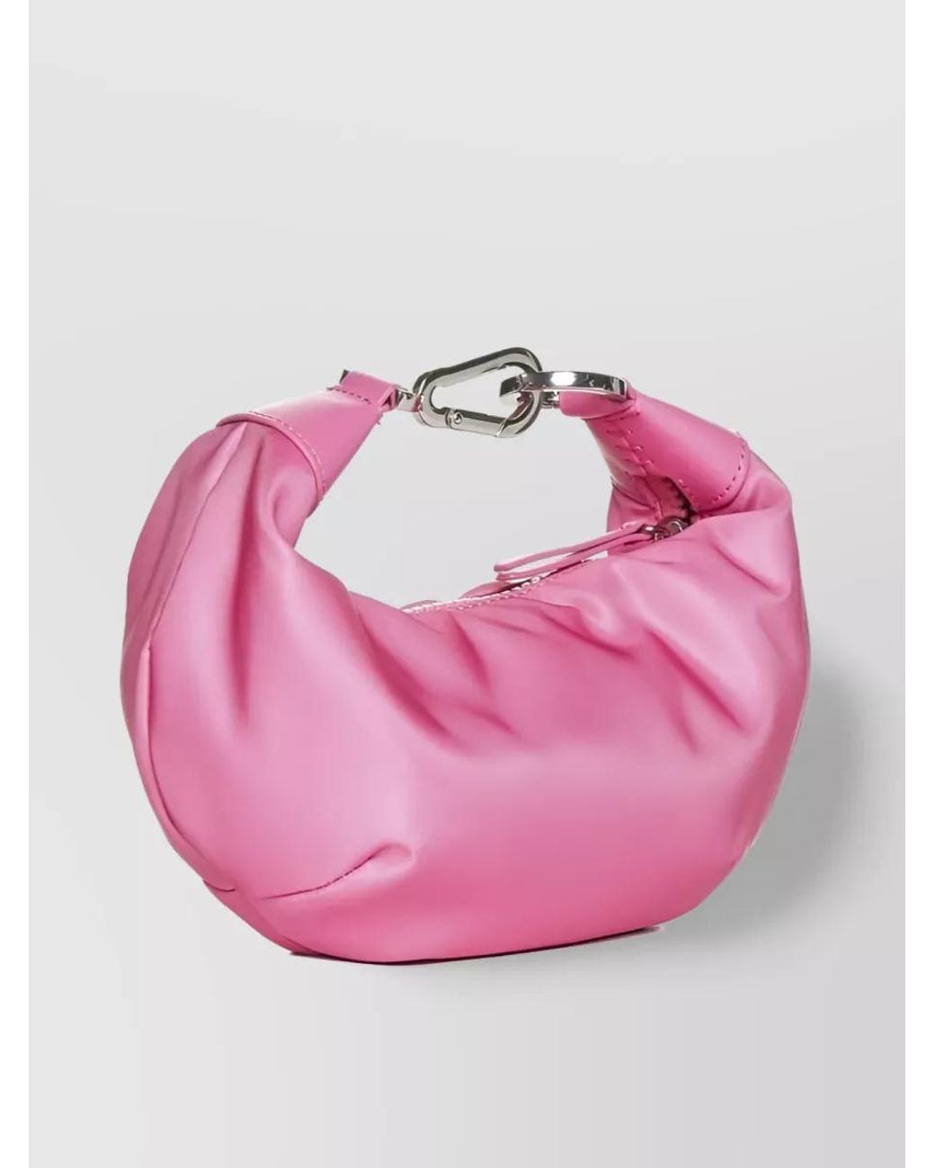 Palm Angels Pink Big Palm Logo-Embossed Clutch With Design