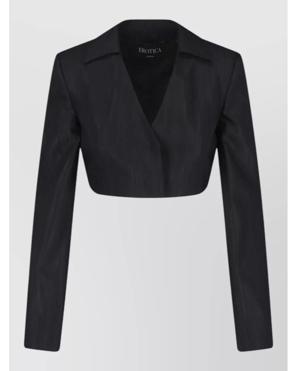 Dondup Black Virgin Wool Suit Jacket