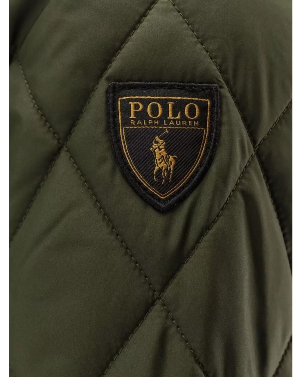 Polo Ralph Lauren Green Recycled Polyester Quilted Jacket for men