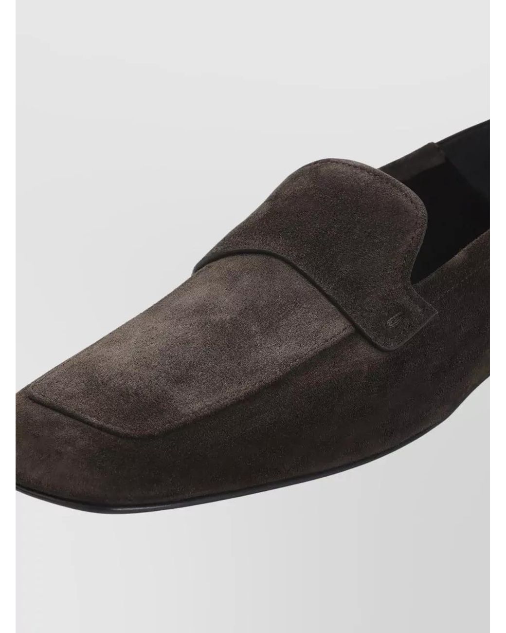 Giorgio Armani Black Suede Loafers