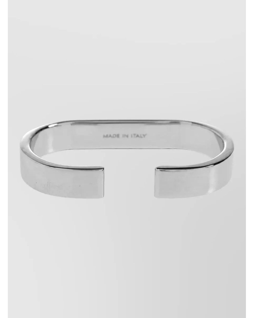 MM6 by Maison Margiela Gray Brass Double Ring