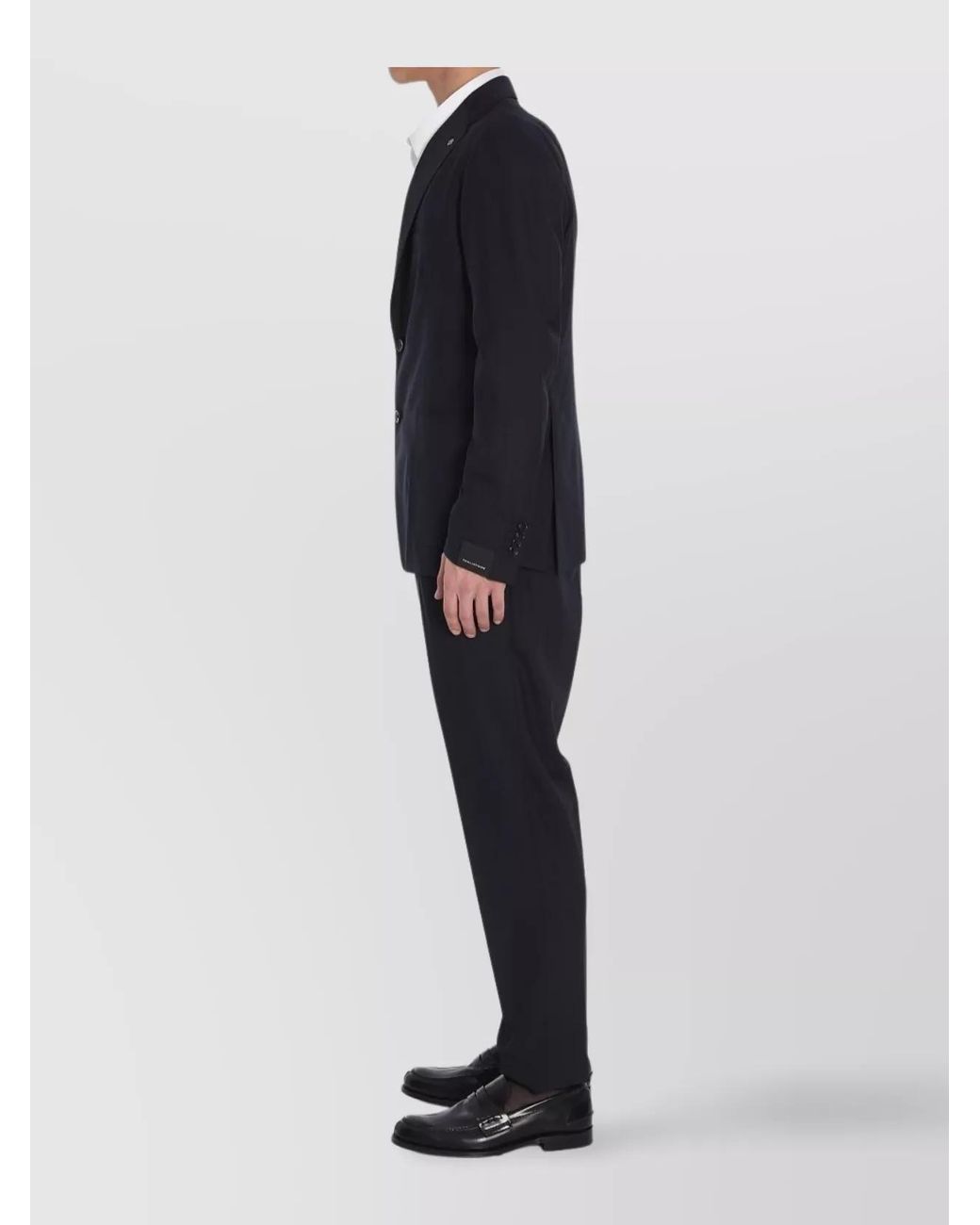 Tagliatore Blue Wool Silk Single Breasted Suit for men