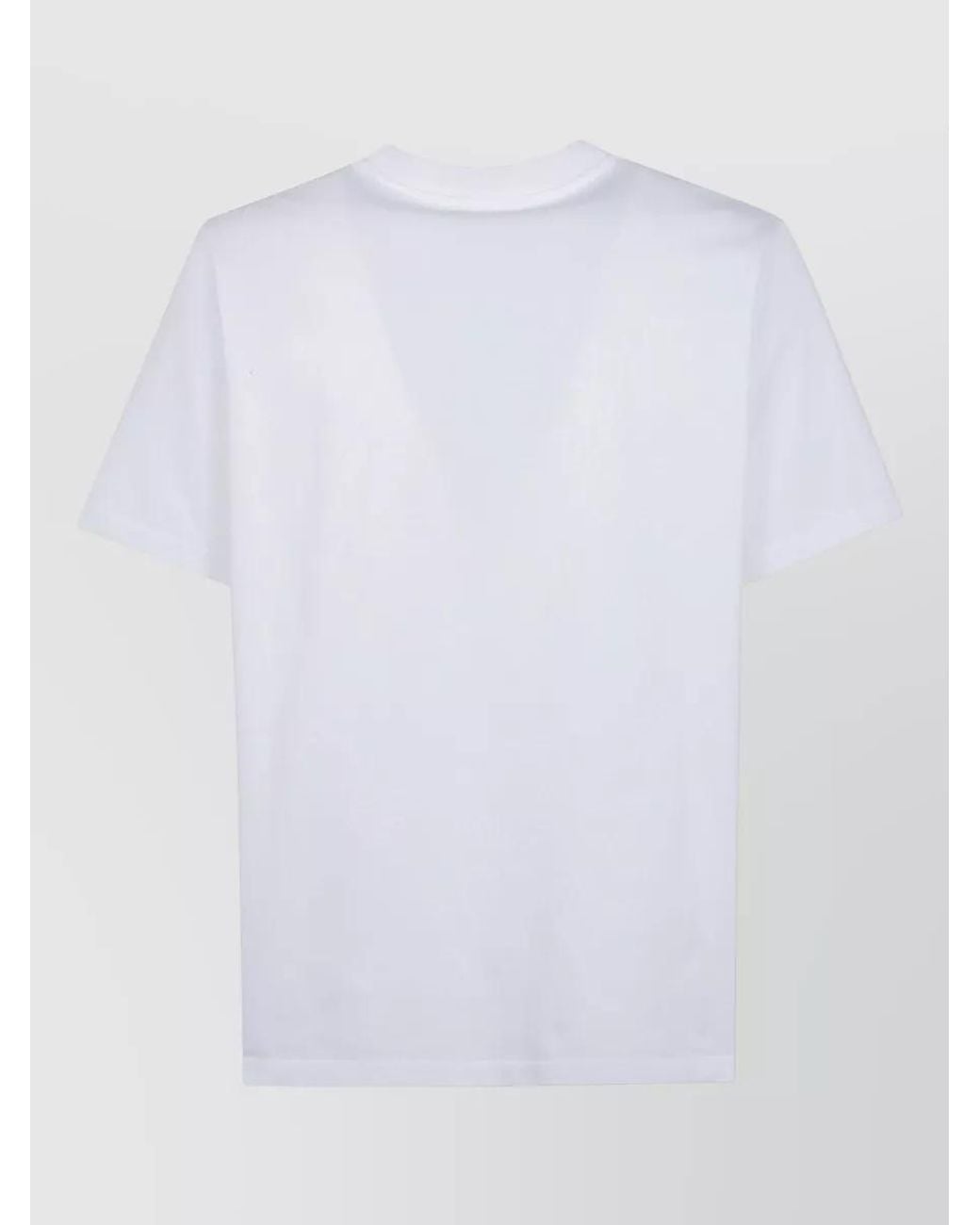 Casablanca White Cotton T-Shirt for men