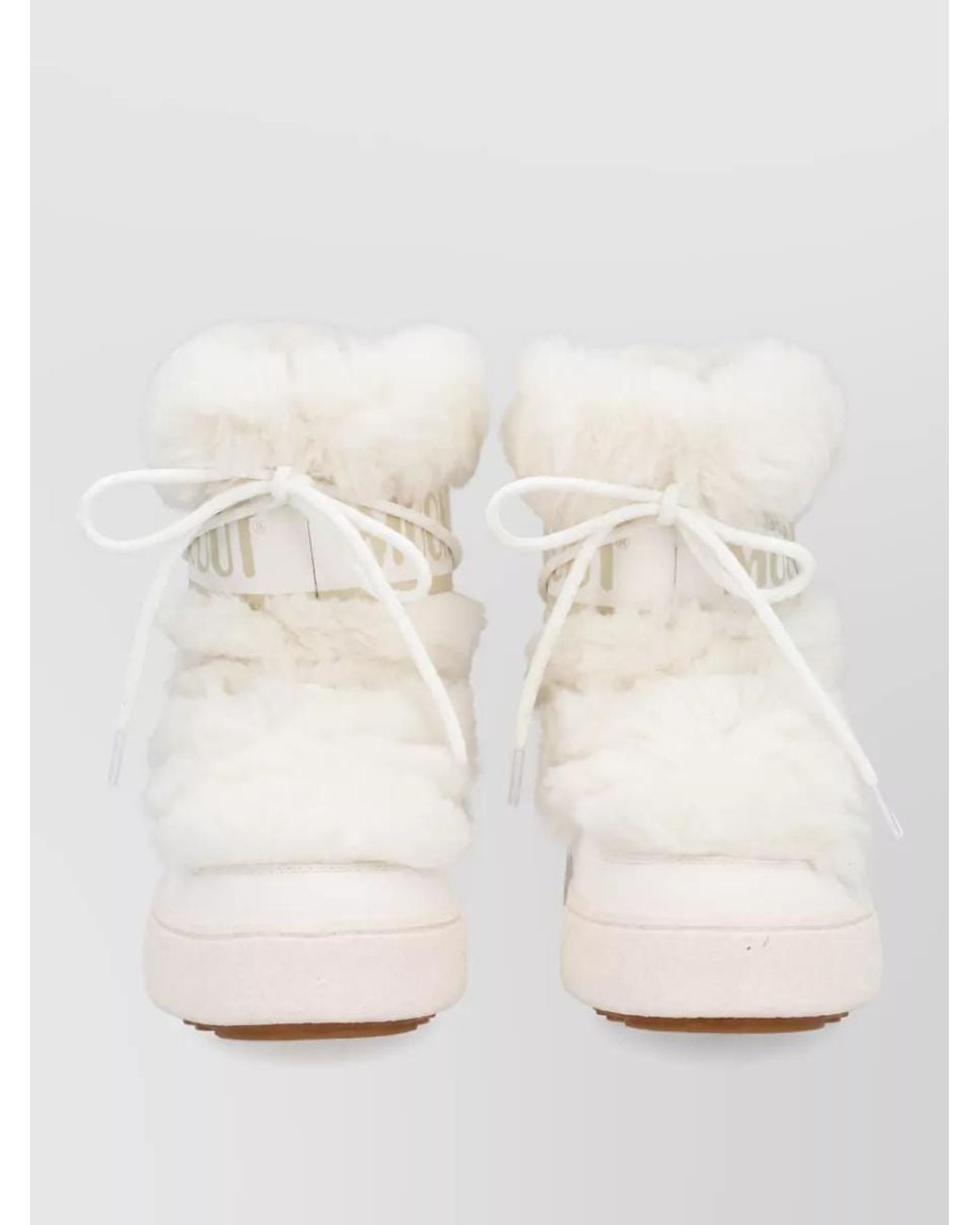 Moon Boot Natural Faux Fur Low Boots