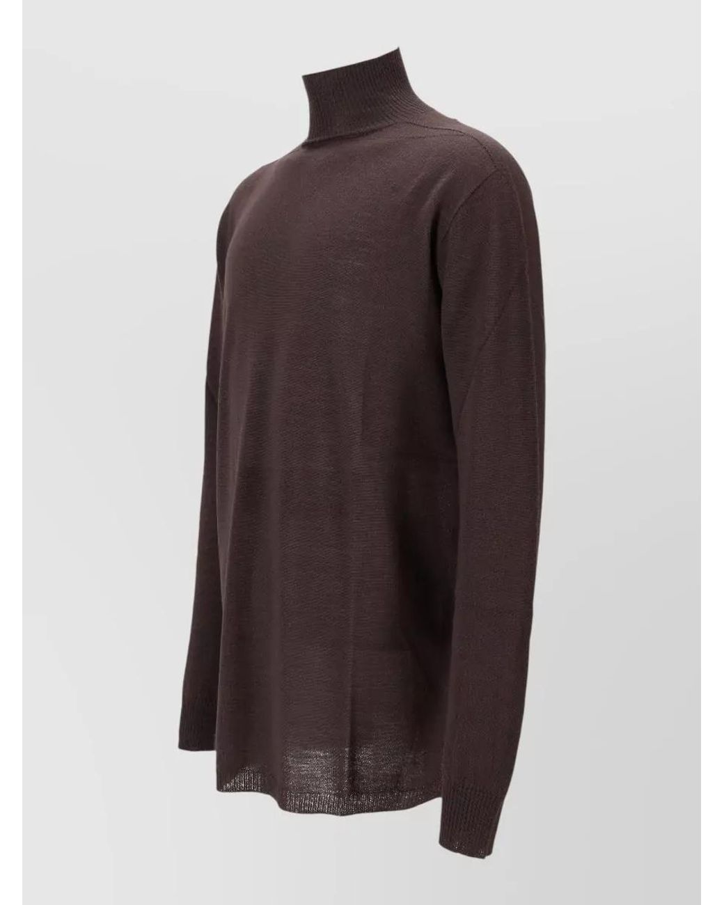 Rick Owens Multicolor Wool Oversized Turtleneck Jumper for men