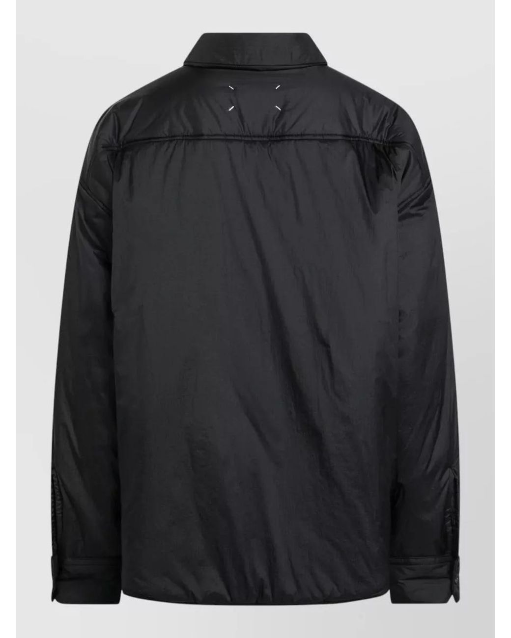 Maison Margiela Black Quilted Shirt Jacket