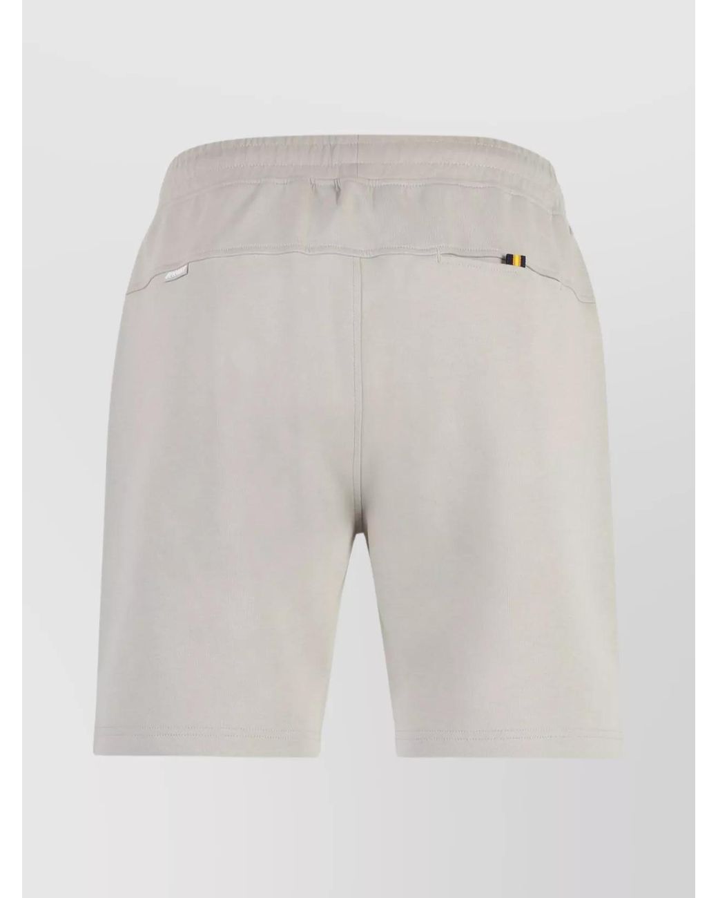 K-Way Gray Cotton Bermuda Shorts for men