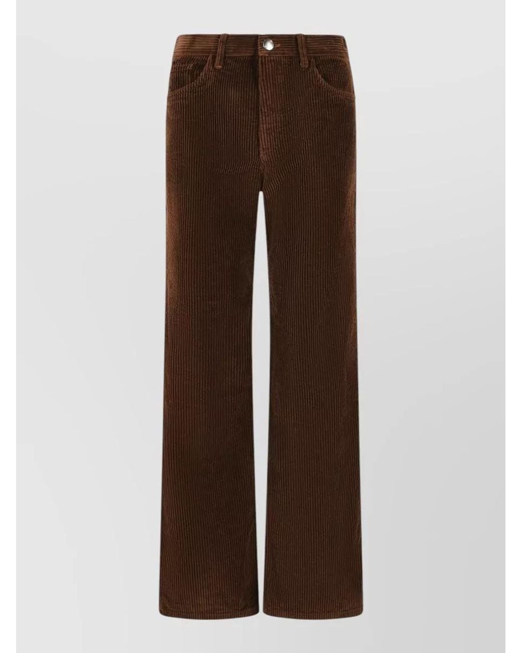 Marni Brown Corduroy Flared Trousers