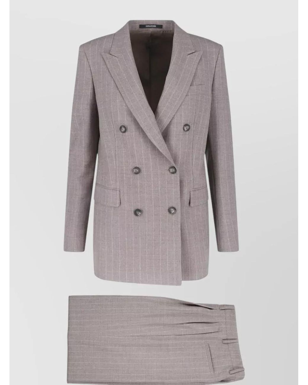 Tagliatore Gray Tailored Trousers