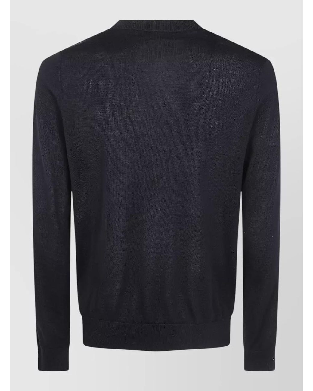 Paul Smith Blue Merino Wool Crew Neck Sweater for men