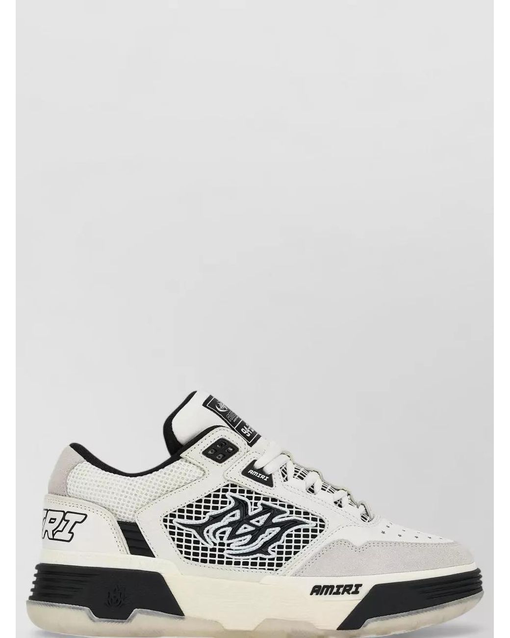Amiri White Leather Low-Top Sneakers for men