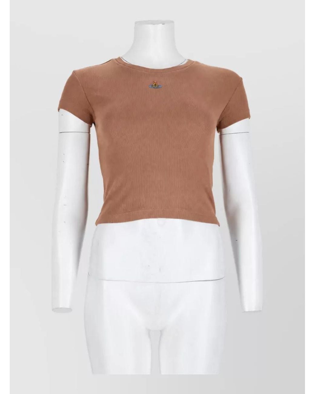 Vivienne Westwood White Viscose Short-Sleeve T-Shirt