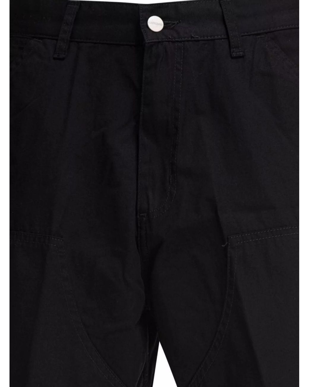 Carhartt Black Cotton Cargo Shorts for men