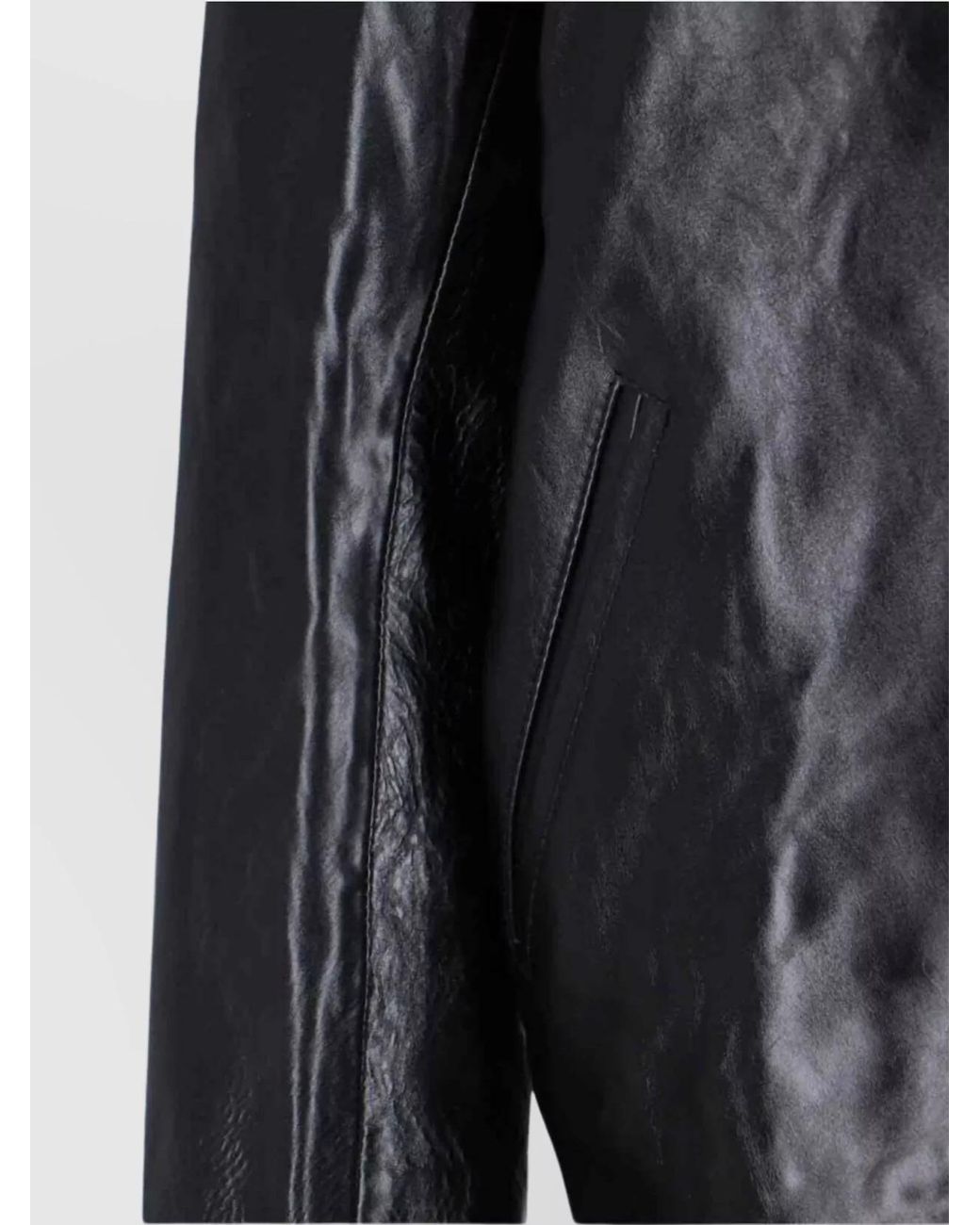 Our Legacy Black Leather Jacket for men