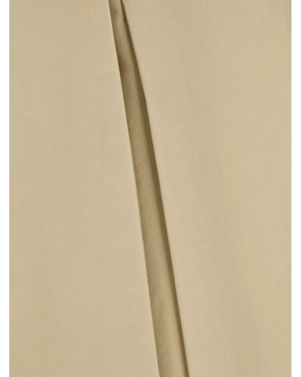 Burberry Natural Cotton Pleated Skirt
