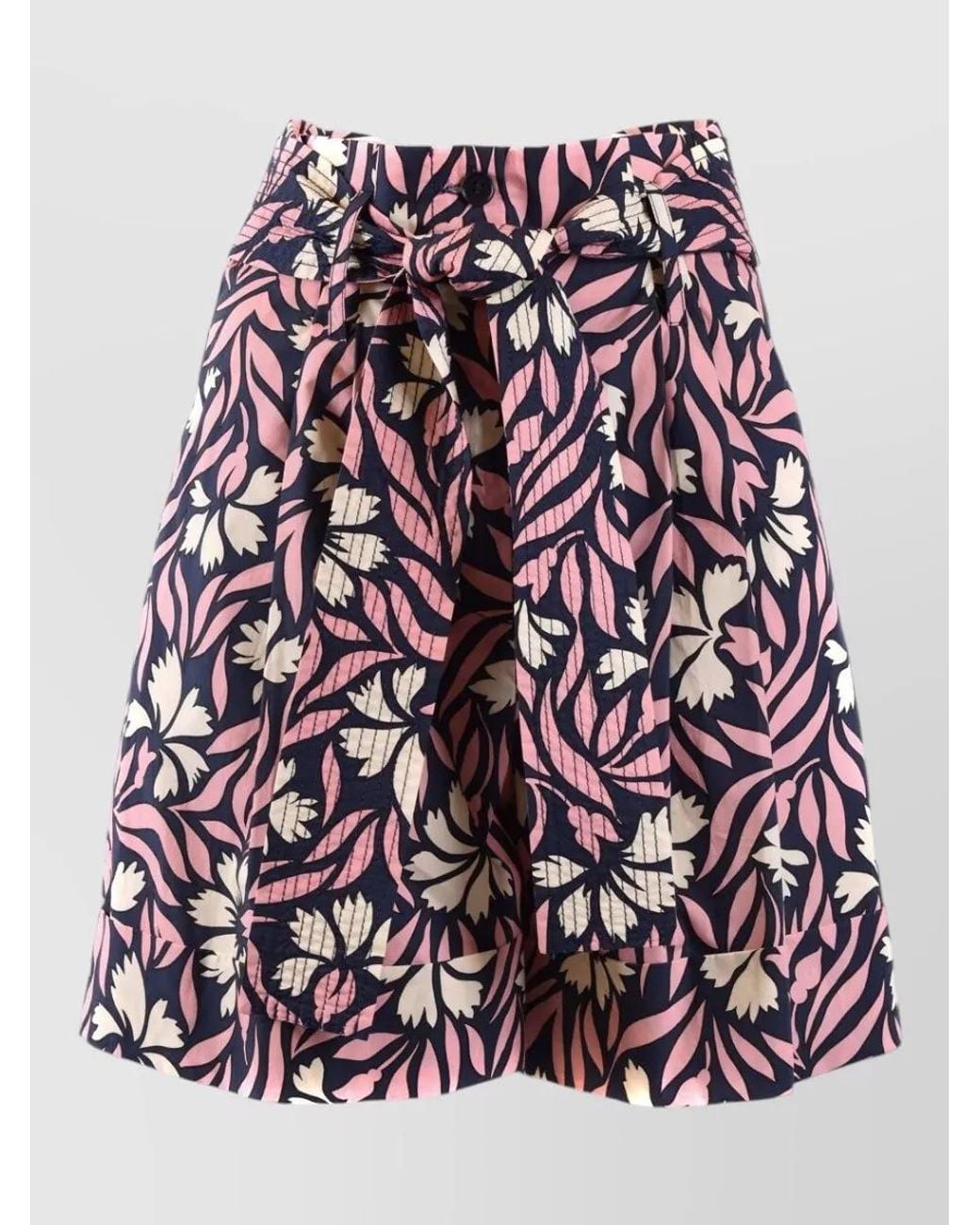 P.A.R.O.S.H. Multicolor Cotton Tailored Shorts