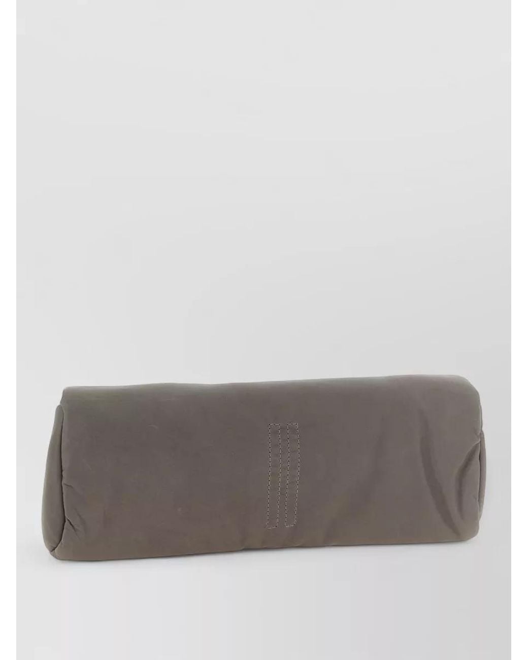 Rick Owens Gray Na Leather Shoulder Bag