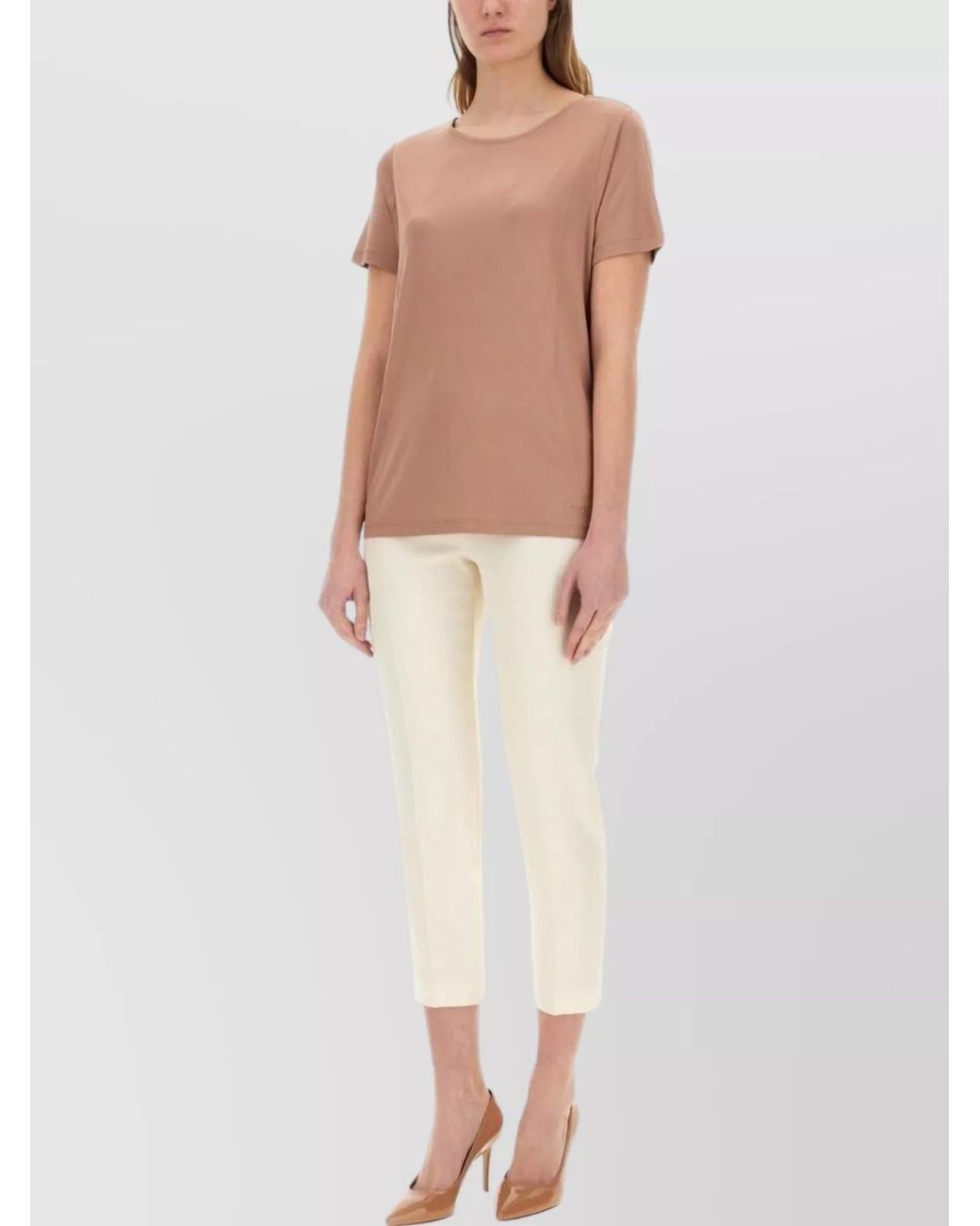 Fay Multicolor Regular-Fit Boat Neck T-Shirt