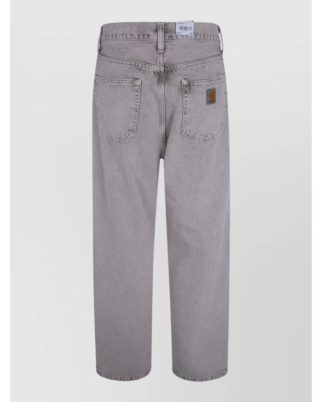 Carhartt Gray Landon Smithfield Denim Pants Belt Loops for men