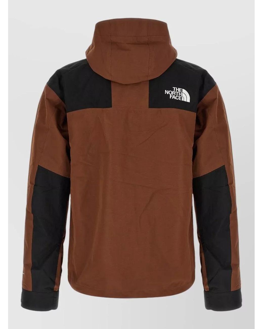 The North Face Brown Hooded Waterproof Jacket for men