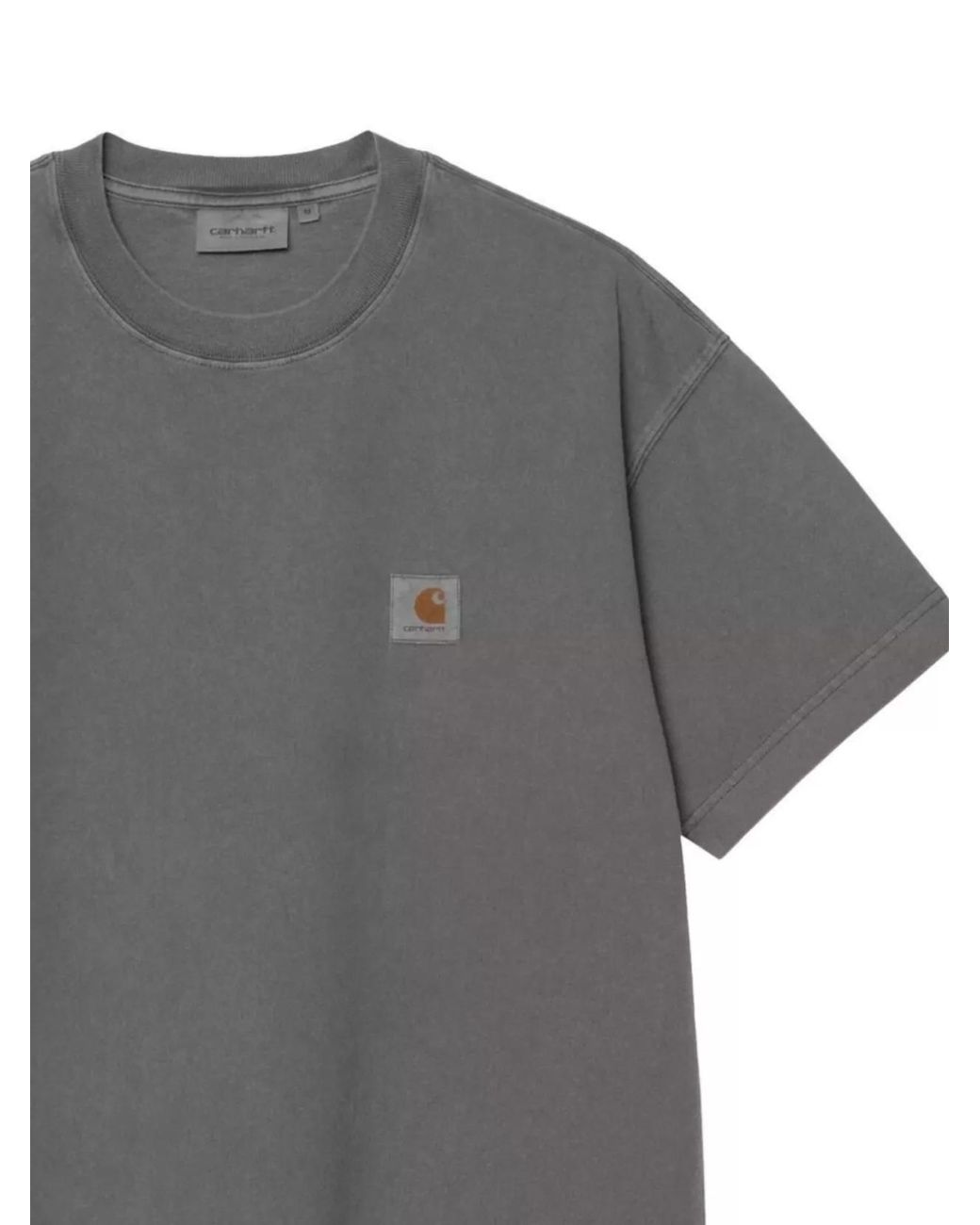 Carhartt Gray Cotton Relaxed-Fit Short-Sleeve T-Shirt for men
