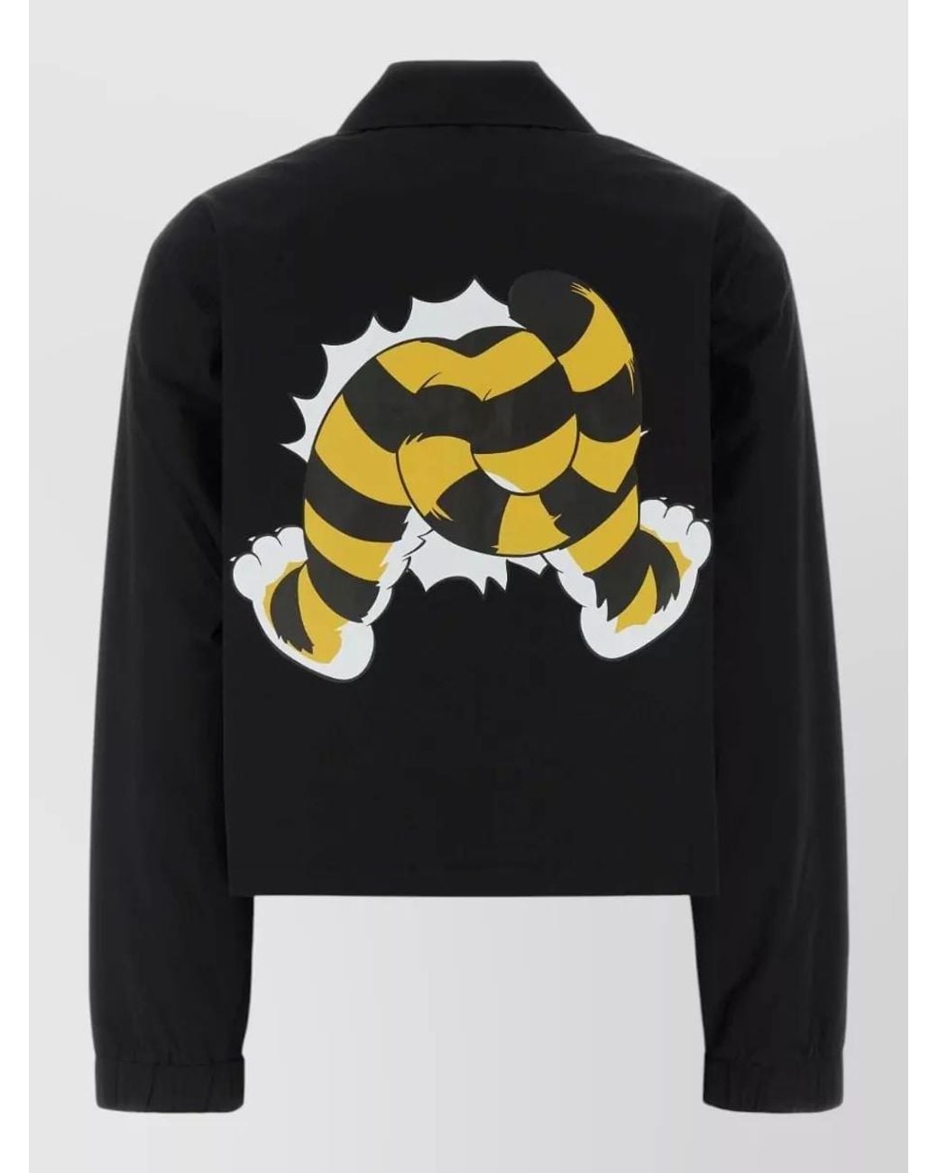 KENZO Black Single Breasted Coat