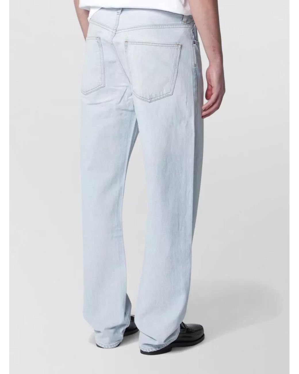 Agolde Blue Mid-Rise Straight-Leg Jeans for men