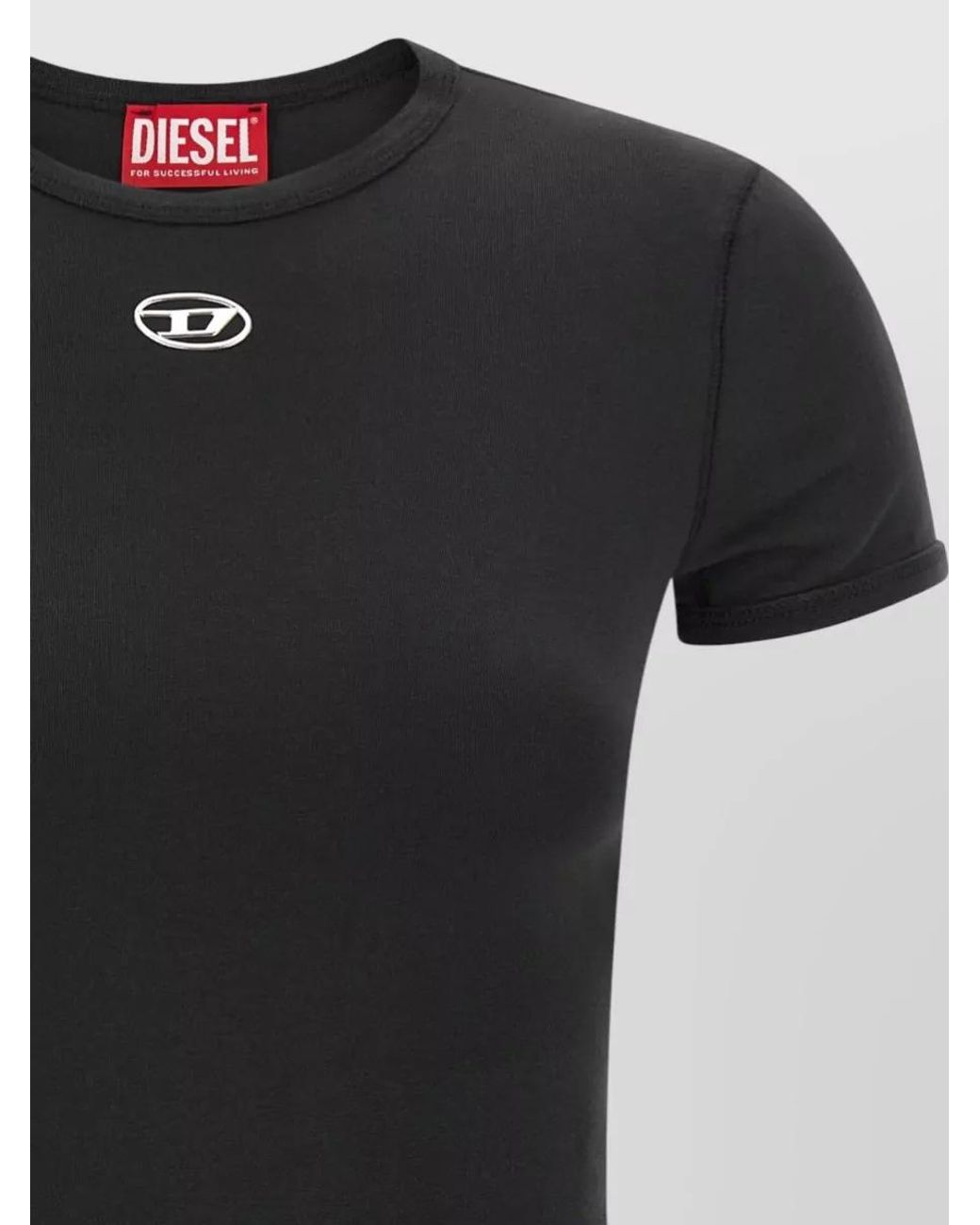 DIESEL Black Slim-Fit Logo-Print Cotton-Jersey T-Shirt
