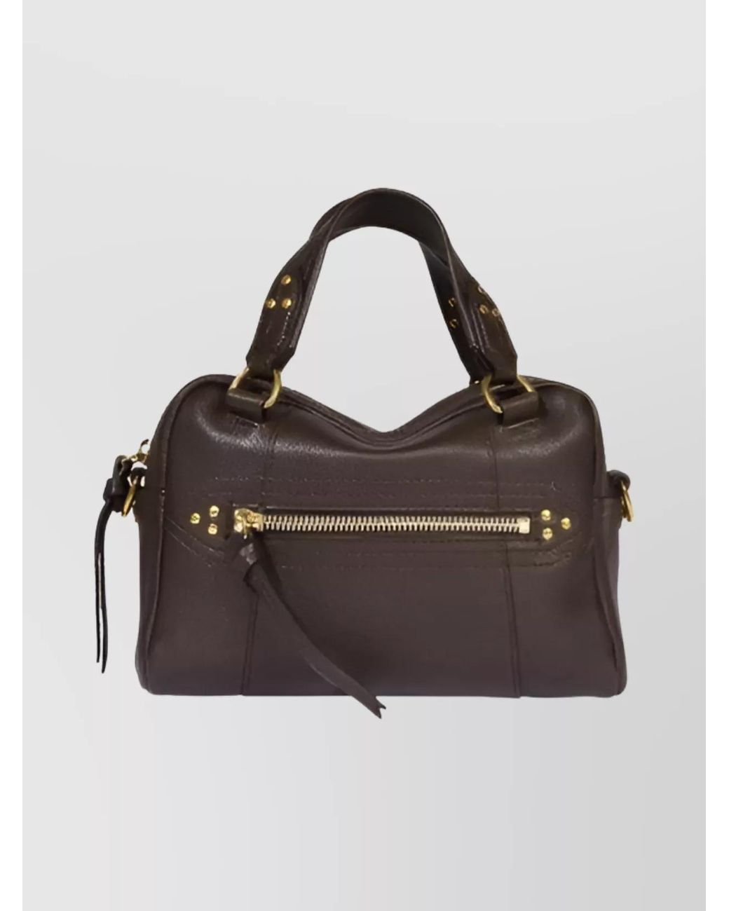 Jérôme Dreyfuss Brown Leather Shoulder Bag