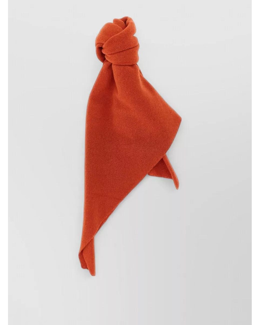 Nude Red Cashmere Knitted Scarf