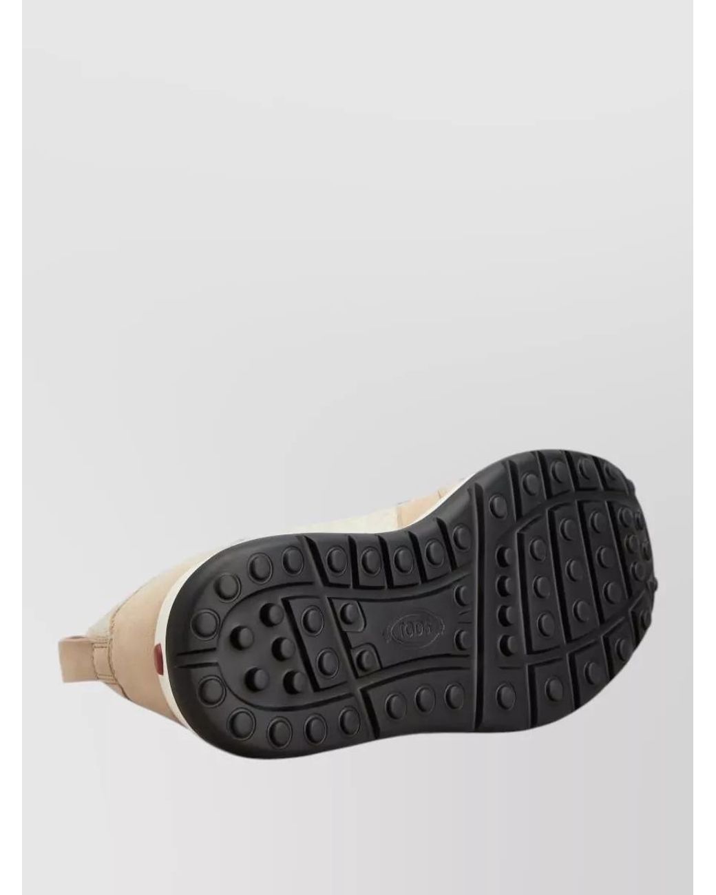 Tod's Natural Knitted Low-Top Sneakers