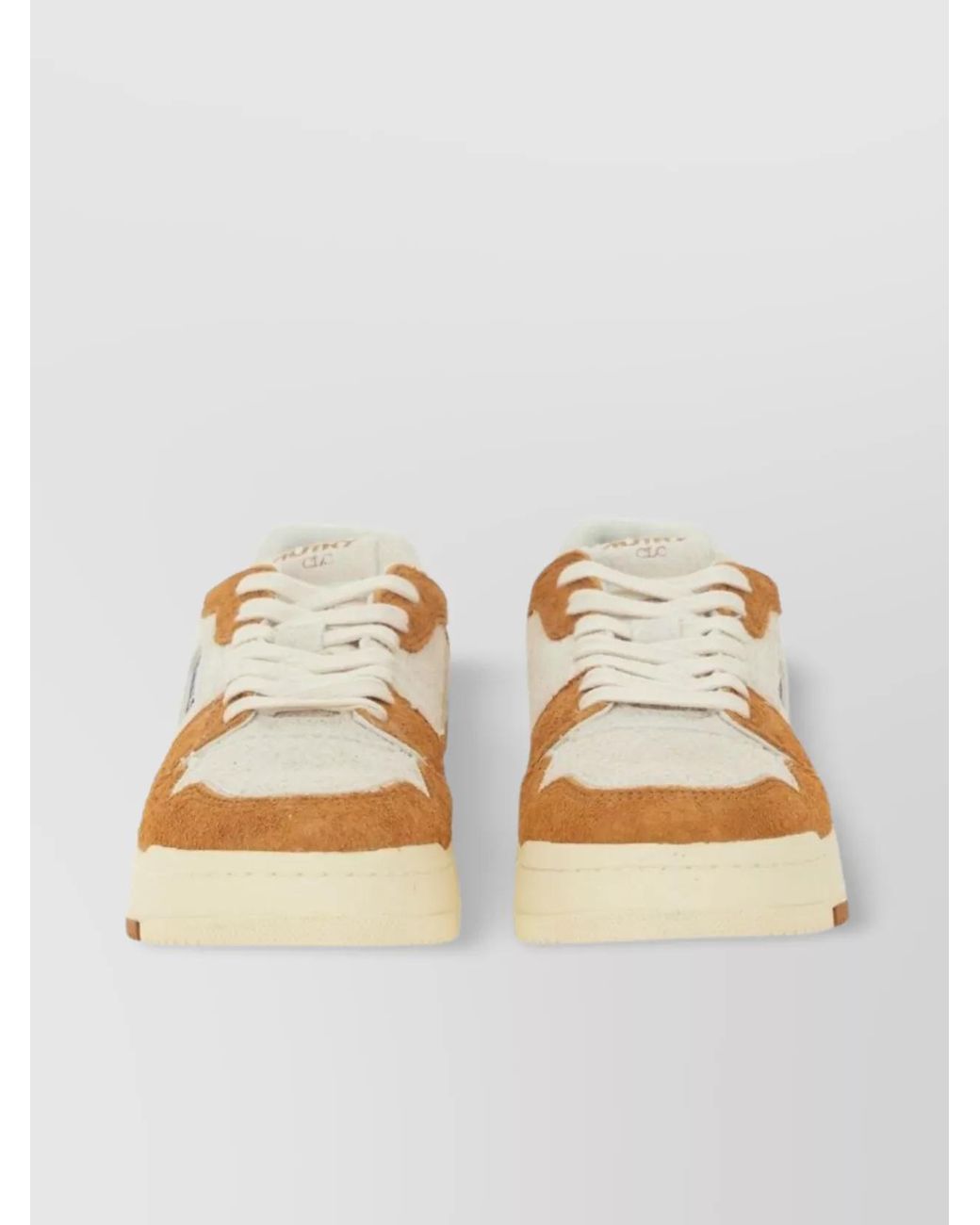 Autry Metallic Leather Low-Top Sneakers for men