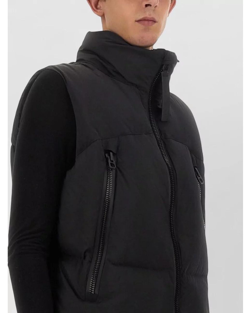 JG1 Black Regular-Fit Gilet for men