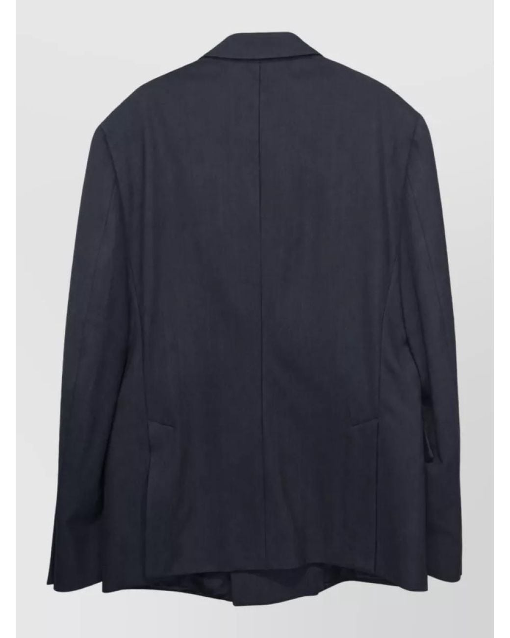 Lardini Blue Wool Suit Jacket for men