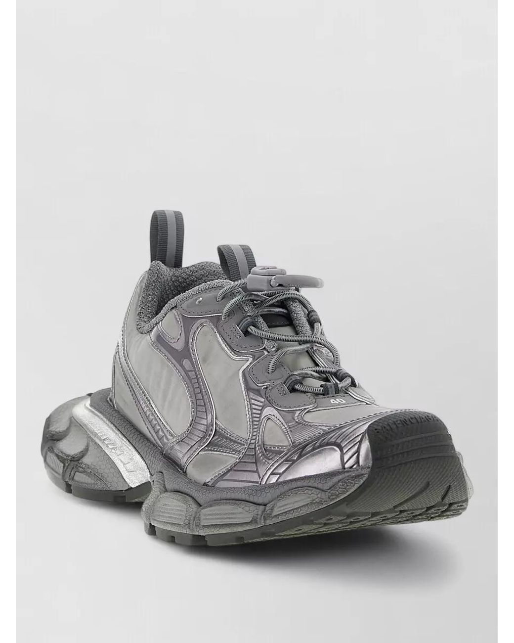 Balenciaga Gray 3Xl Low-Top Sneakers for men